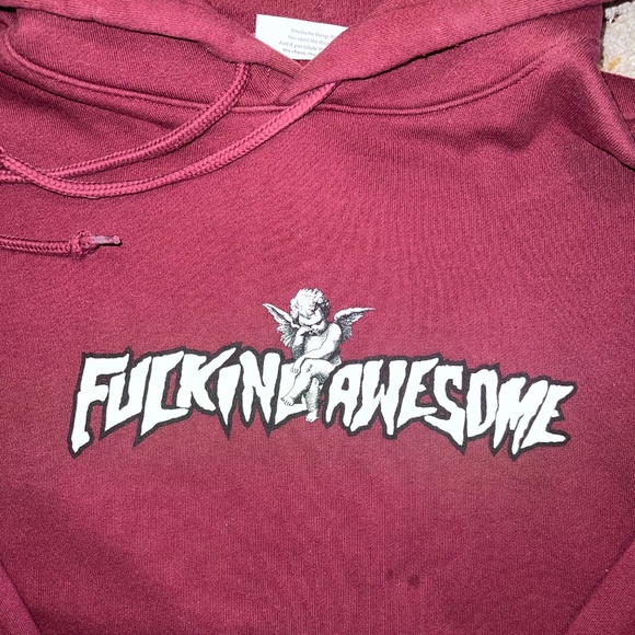 FA Filigree Hoodie (Maroon) - Picture 3 of 4